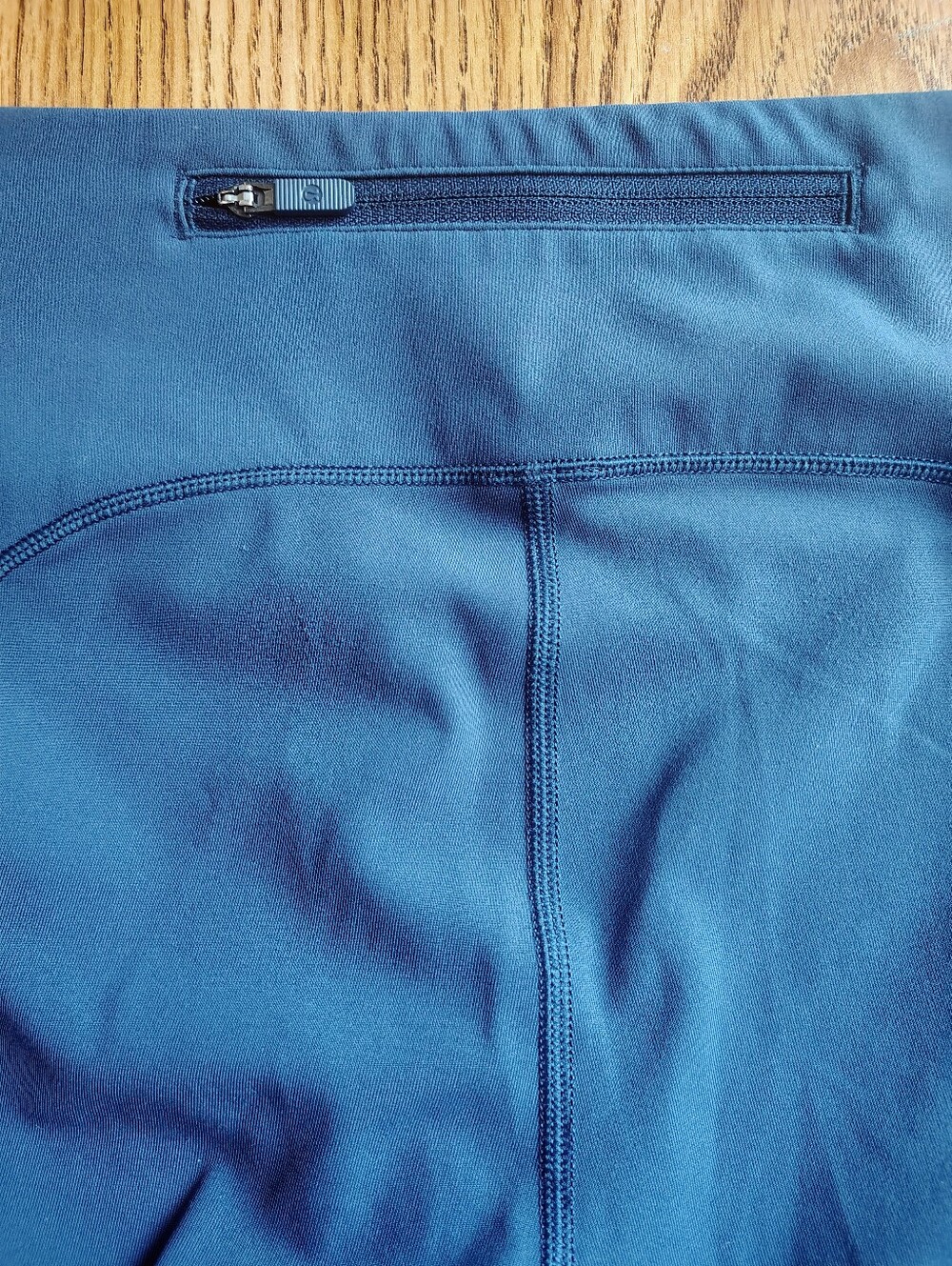 Lululemon Speed Up Tight Warp Tech Fleece Activewear High-Rise Mineral Blue sz 6 - Picture 5 of 16